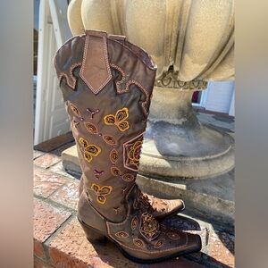 Tommy vintage beaded cowgirl boots size 6.5